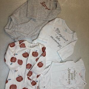 Carter's Kids Pajamas Set - Gray, White, Red